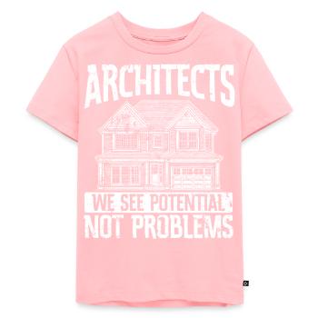 Architect Architecture Gift Architecture Student - Kids Premium Organic T-Shirt - rose - Front - AI Model Kid Female (0cm)