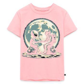 Alien - Kinder Premium Bio T-Shirt - Rosa - Vorne - AI Model Kid Female (0cm)