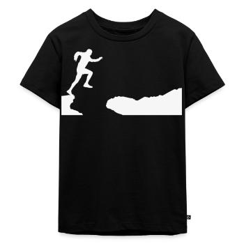 Trail Runner Cross Trail Mountain Runner - T-shirt Premium bio Enfant - noir - Devant - Mikhail (115cm)