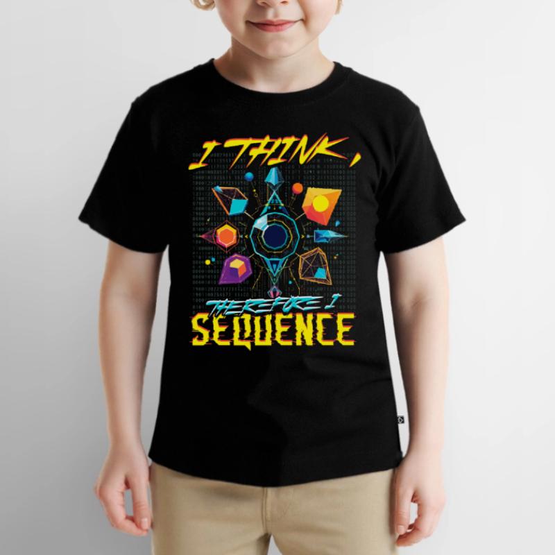 Analyste en bioinformatique Think Therefore I Sequence T-shirt Premium bio Enfant