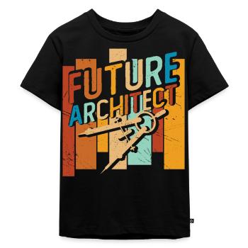 Architecte - T-shirt Premium bio Enfant - noir - Devant - Mikhail (115cm)