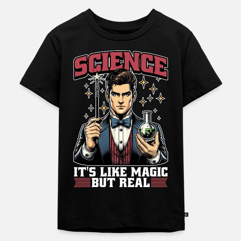 STEM Teacher Science It's Like Magic STEM Educator - Kinder Premium Bio T-Shirt - Schwarz
