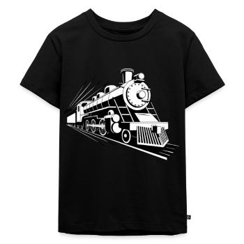 ZUG - Kinder Premium Bio T-Shirt - Schwarz - Vorne - Mikhail (115cm)