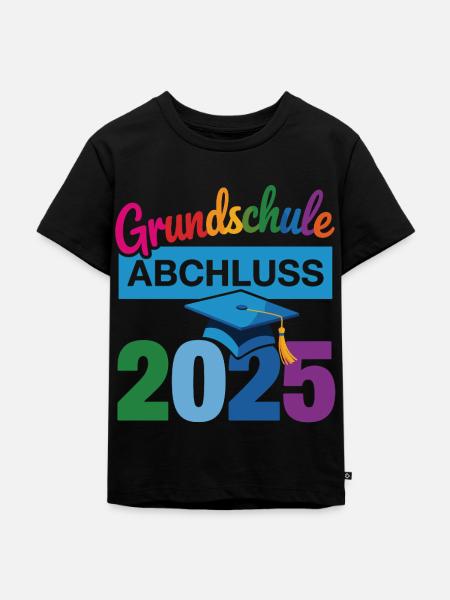 Grundschule Abschluss - Kinder Premium Bio T-Shirt - Schwarz