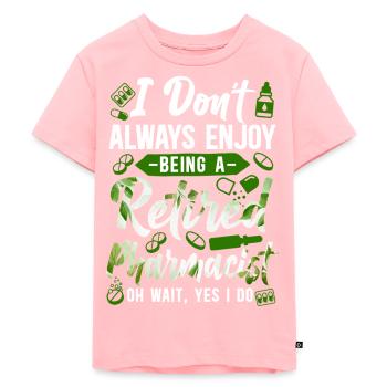 Technicien en pharmacie - T-shirt Premium bio Enfant - rose - Devant - AI Model Kid Female (0cm)