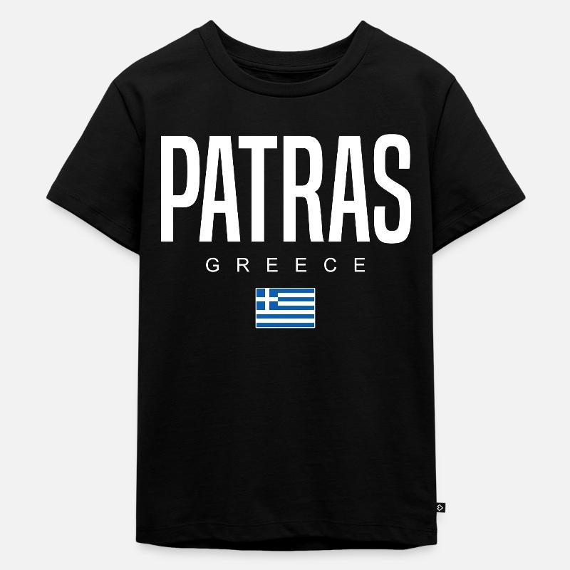 Patras, Grèce - T-shirt Premium bio Enfant - noir
