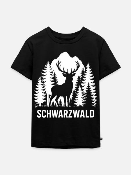 Schwarzwald - Kinder Premium Bio T-Shirt - Schwarz