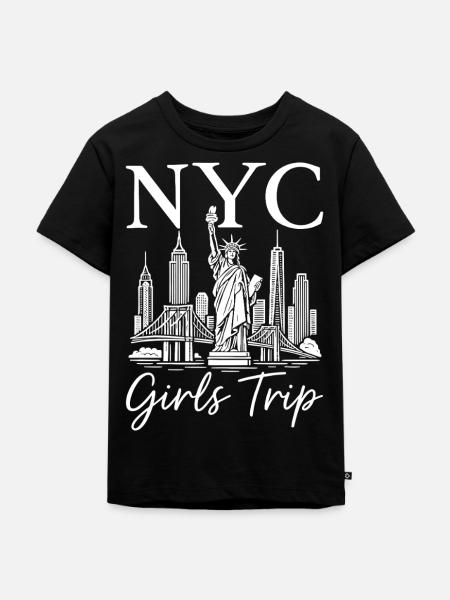 NYC Girls Trip - Kinder Premium Bio T-Shirt - Schwarz