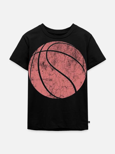 Basketball - Kinder Premium Bio T-Shirt - Schwarz