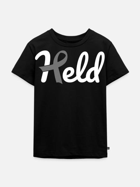 Held Krebs - Kinder Premium Bio T-Shirt - Schwarz