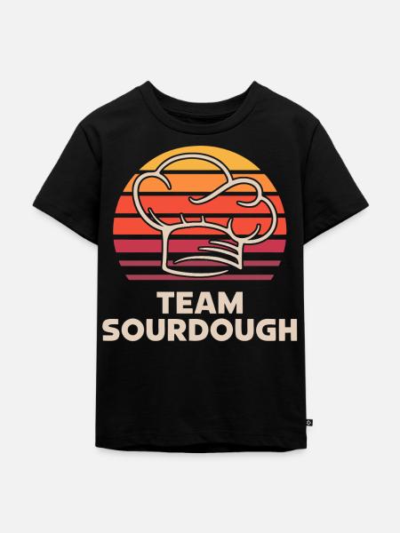 Team Sauerteig - Kinder Premium Bio T-Shirt - Schwarz