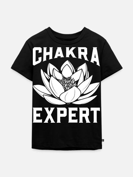 Chakra-Expertin - Kinder Premium Bio T-Shirt - Schwarz