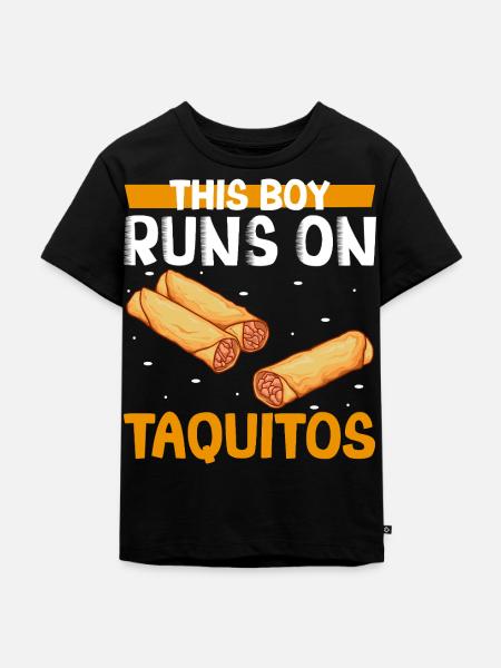 Männer lieben Taquitos - Kinder Premium Bio T-Shirt - Schwarz