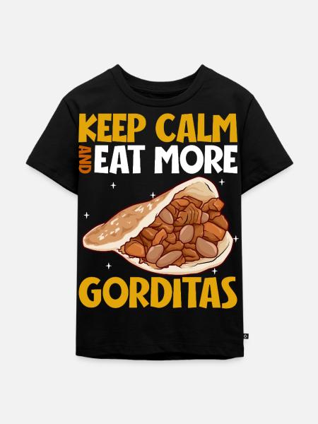 Keep Calm - Gorditas - Kinder Premium Bio T-Shirt - Schwarz