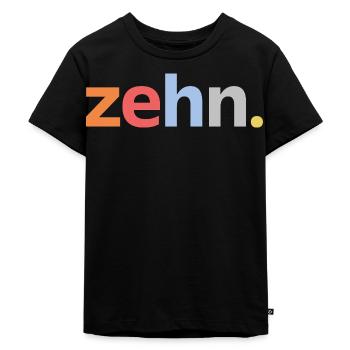 10. Geburtstag Junge Zehn 10 Jahre Jubiläum  - Kinder Premium Bio T-Shirt - Schwarz - Vorne - Mikhail (115cm)