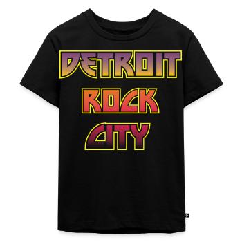 Ville rock de Détroit - T-shirt Premium bio Enfant - noir - Devant - Mikhail (115cm)