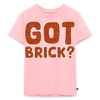 Got Brick - Bricklayer Person Funny Masonry Lover - Kinder Premium Bio T-Shirt - Rosa - Vorne - AI Model Kid Female (0cm)