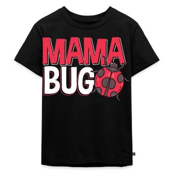 Ladybug Entomologist Ladybirds Entomology Mama Bug - Kinder Premium Bio T-Shirt - Schwarz - Vorne - Mikhail (115cm)