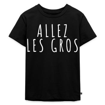 Allez les gros - T-shirt Premium bio Enfant - noir - Devant - Mikhail (115cm)