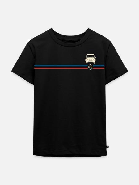 Citroën Logo Stripes 2CV - T-shirt Premium bio Enfant - noir
