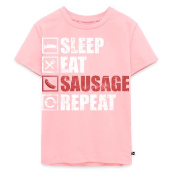 Wurst - Kinder Premium Bio T-Shirt - Rosa - Vorne - AI Model Kid Female (0cm)