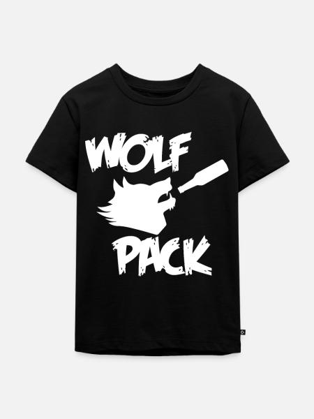 Wolfpack BACHELORPARTY - Kinder Premium Bio T-Shirt - Schwarz