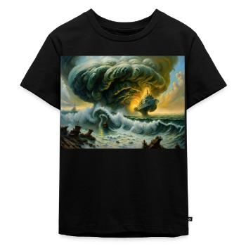 Zorn der Natur #5 - Kinder Premium Bio T-Shirt - Schwarz - Vorne - Mikhail (115cm)