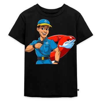 Sauveteur Finley - T-shirt Premium bio Enfant - noir - Devant - Mikhail (115cm)