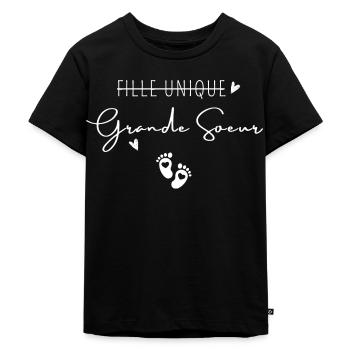 Grande sœur - T-shirt Premium bio Enfant - noir - Devant - Mikhail (115cm)