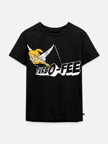 Turbo-Fee - Kinder Premium Bio T-Shirt - Schwarz