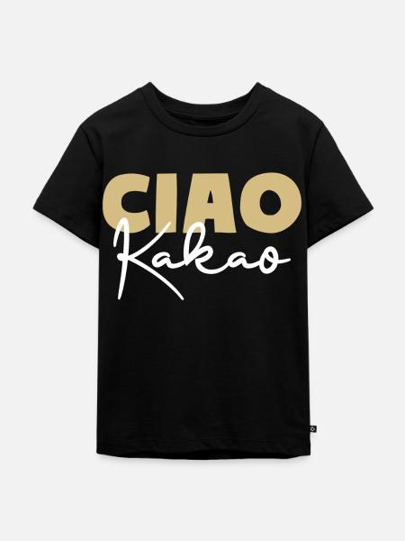 Ciao Kakao - Kinder Premium Bio T-Shirt - Schwarz