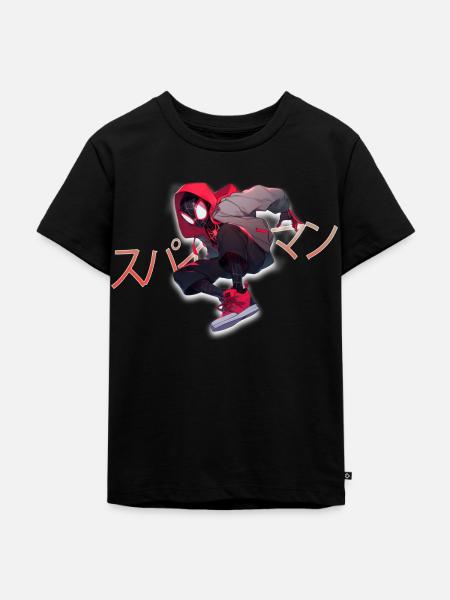 Japan Style Comic FIgure - Kinder Premium Bio T-Shirt - Schwarz