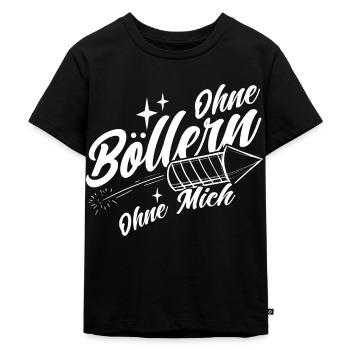 Feuerwerk Silvester Feuerwerker Geschenk - Kinder Premium Bio T-Shirt - Schwarz - Vorne - Mikhail (115cm)