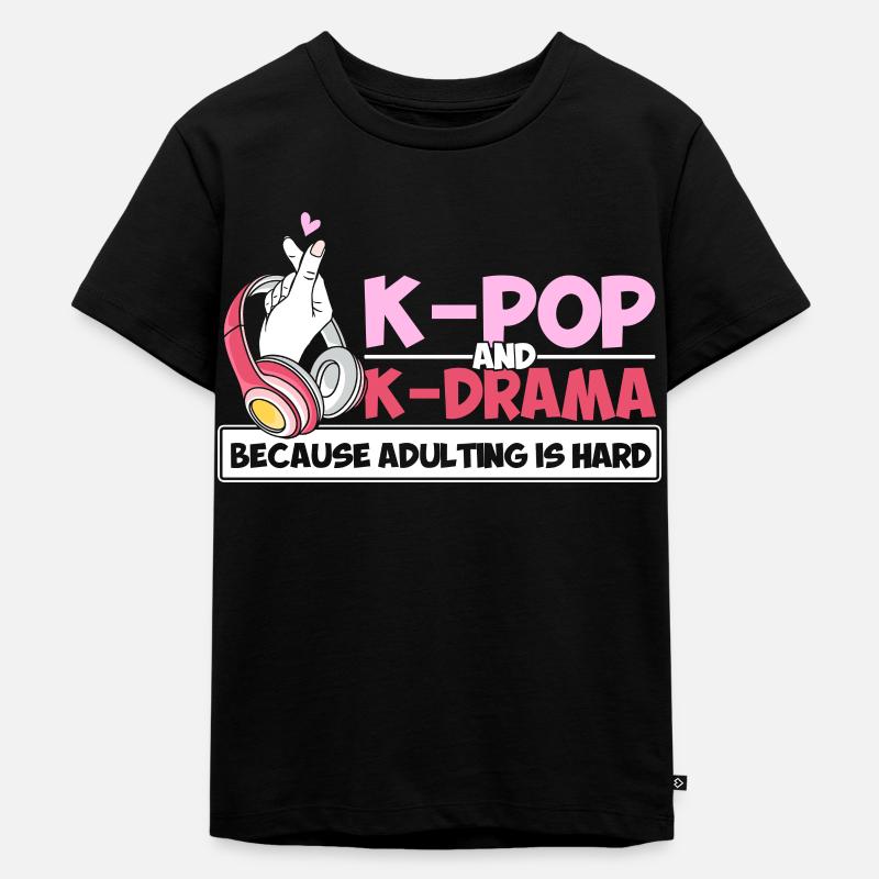 K-Pop K-Pop Marchandise K-Pop Cadeau de fan - T-shirt Premium bio Enfant - noir