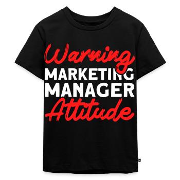 Embauche Marketing Manager Marketing Digital - T-shirt Premium bio Enfant - noir - Devant - Mikhail (115cm)