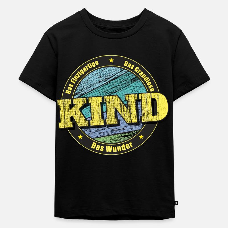 Das Kind, das Wunder - Kinder Premium Bio T-Shirt - Schwarz