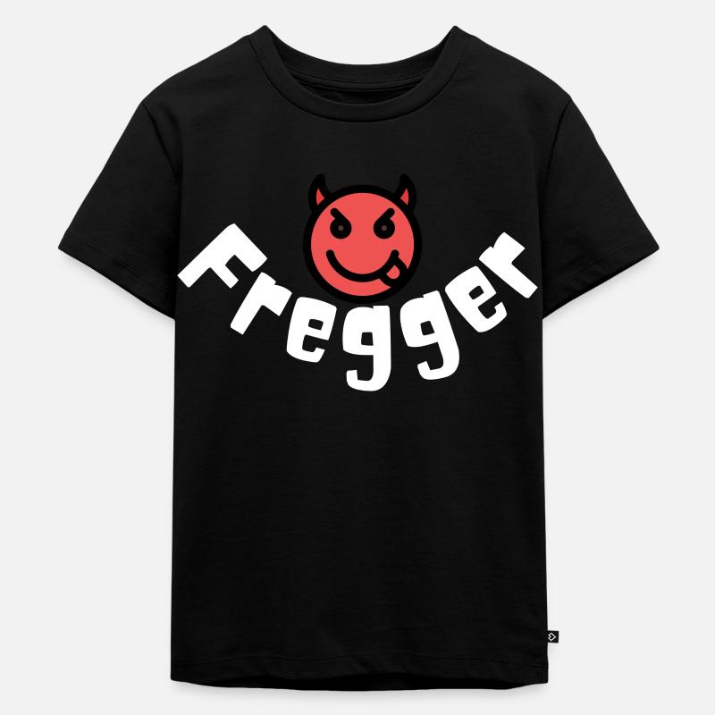 Fregger-Motiv - Kinder Premium Bio T-Shirt - Schwarz
