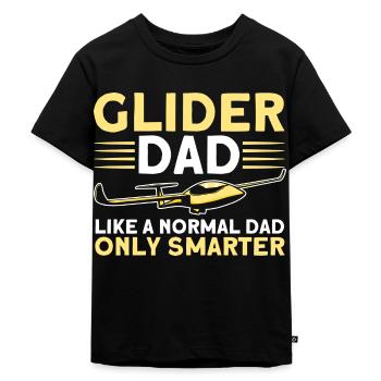 Planeur Pilote Planeur Planeur - T-shirt Premium bio Enfant - noir - Devant - Mikhail (115cm)