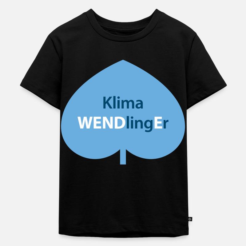 KlimaWENDlingEr - Kinder Premium Bio T-Shirt - Schwarz