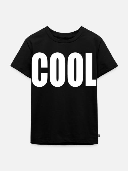 Cool - Kinder Premium Bio T-Shirt - Schwarz