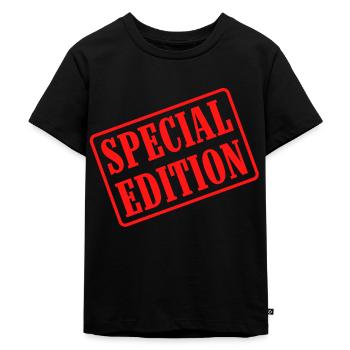 Special Edition - Kids Premium Organic T-Shirt - black - Front - Mikhail (115cm)