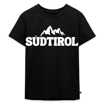 Südtirol - Kinder Premium Bio T-Shirt - Schwarz - Vorne - Mikhail (115cm)