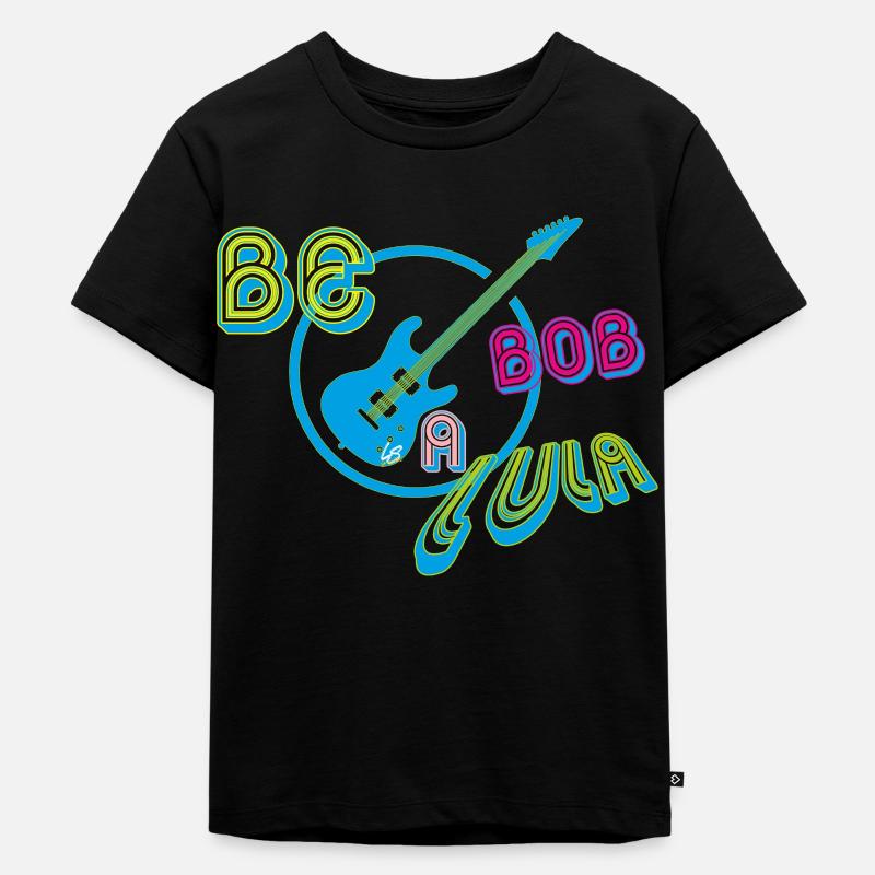 Sei Bob a lula - Kinder Premium Bio T-Shirt - Schwarz