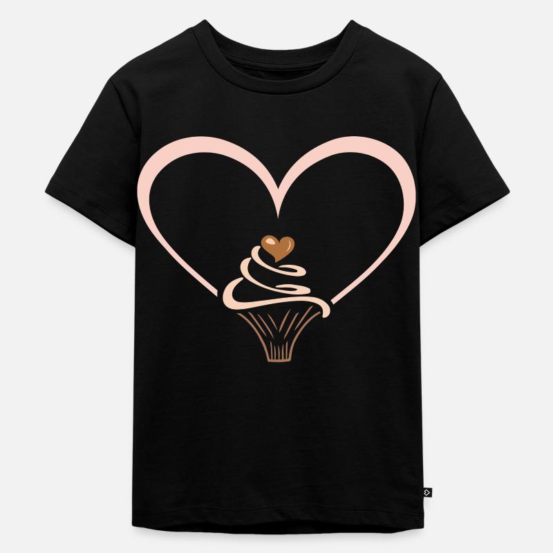 Cupcake Love - T-shirt Premium bio Enfant - noir