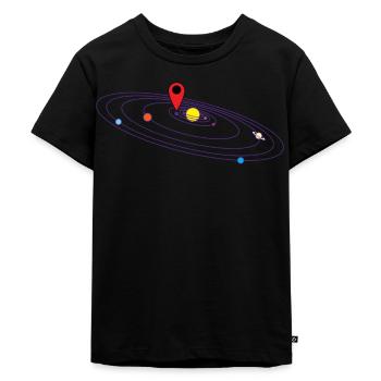 Vous êtes ici - T-shirt Premium bio Enfant - noir - Devant - Mikhail (115cm)