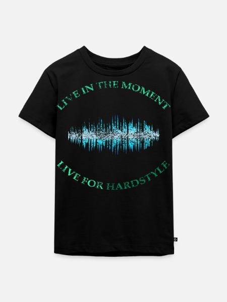 HARDSTYLE - Kinder Premium Bio T-Shirt - Schwarz