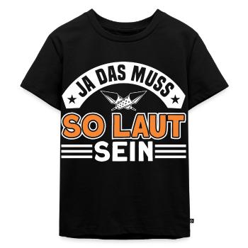 Feuerwerker Pyrotechniker Feuerwerk Geschenk - Kinder Premium Bio T-Shirt - Schwarz - Vorne - Mikhail (115cm)