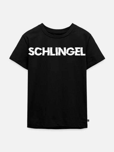Schlingel - Kinder Premium Bio T-Shirt - Schwarz