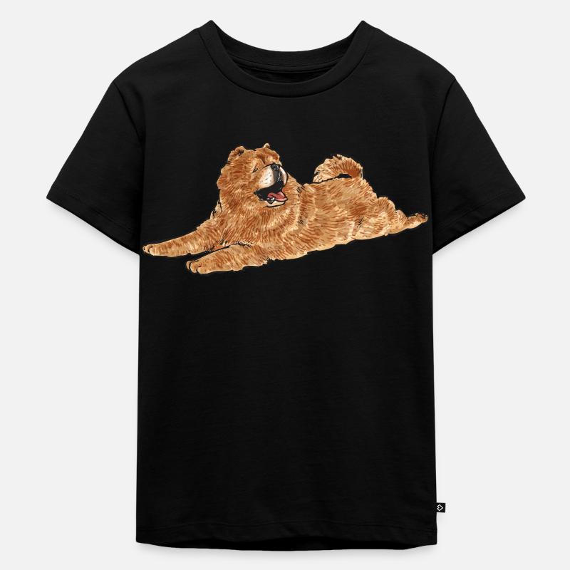 Chow Chow Chien - T-shirt Premium bio Enfant - noir