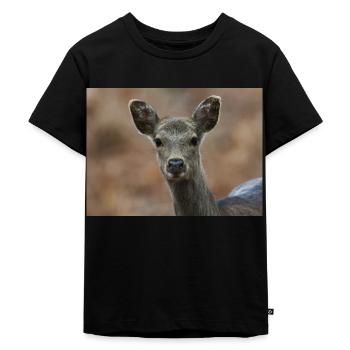000 3532 NEF - Kids Premium Organic T-Shirt - black - Front - Mikhail (115cm)